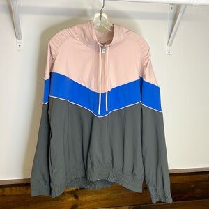 Free‎ People Movement Walk The Line Colorblock Pullover Jacket- L